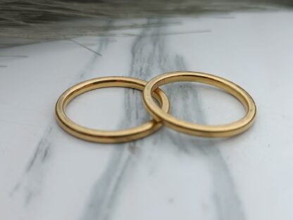 Steel wedding rings set (CODE 0105)