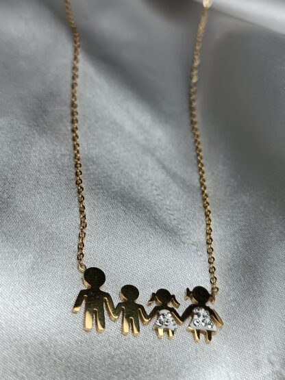 STEEL FAMILY NECKLACE