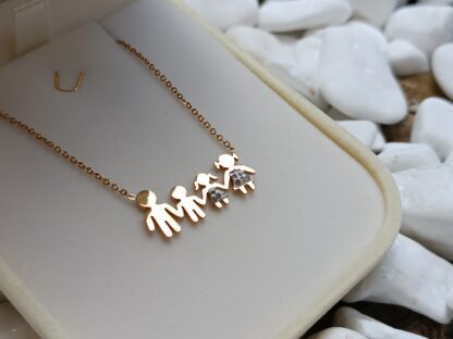 STEEL FAMILY NECKLACE
