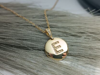 NECKLACE WITH THE INITIAL LETTER "E" (CODE:857)