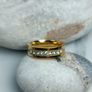 Ring with a matte finish and glaze on the edges (CODE: 14125)