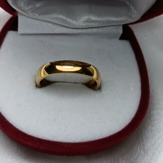 GOLD STEEL RING (CODE: 2355)