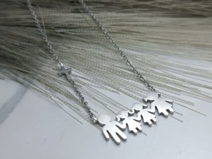 NECKLACE FAMILY WITH 2 GIRLS (CODE: 4445582)