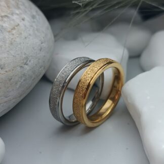 Ατσάλινα Δαχτυλίδια Σαγρέ Υφή Χρυσό & Ασημί Unisex (ΚΩΔ: 789) Ατσάλινα Δαχτυλίδια Σαγρέ Υφή Χρυσό & Ασημί Unisex (ΚΩΔ: 789)