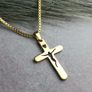 CROSS IN YELLOW GOLD (CODE:2233)