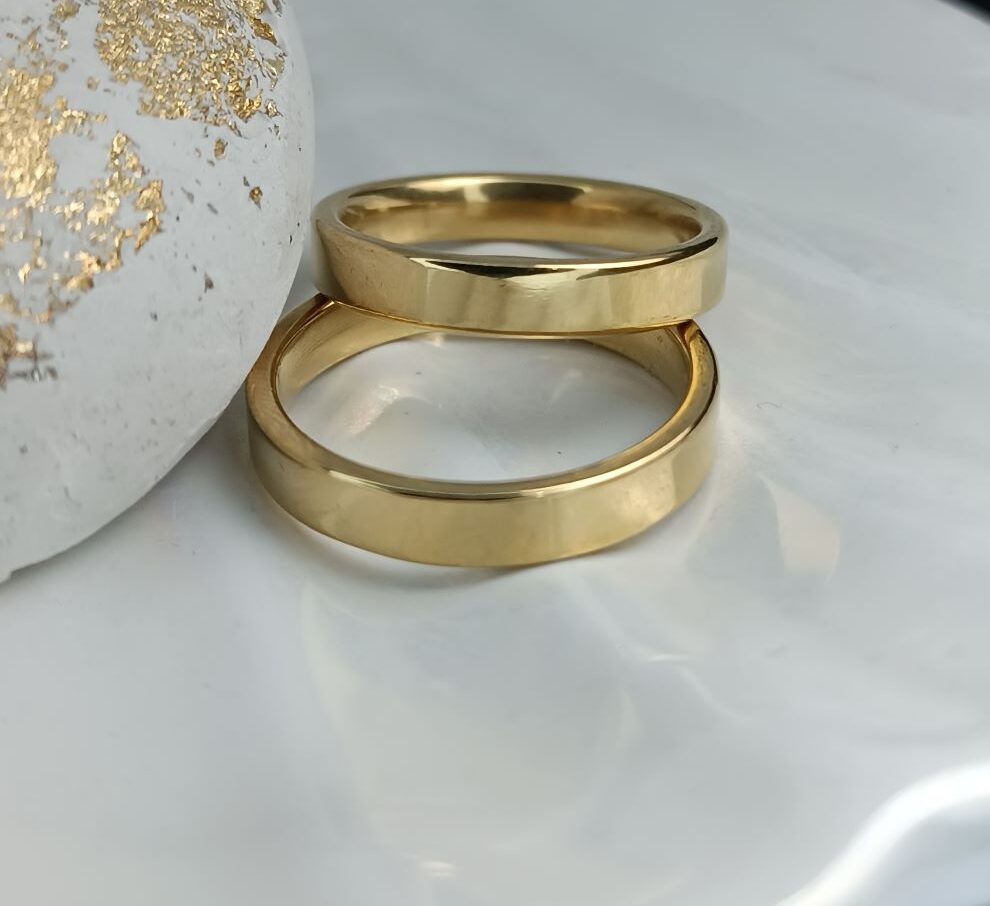 Ζευγάρι Βέρες Γάμου Unisex από Ατσάλι (ΚΩΔ:1005) Ζευγάρι Βέρες Γάμου Unisex από Ατσάλι (ΚΩΔ:1005)