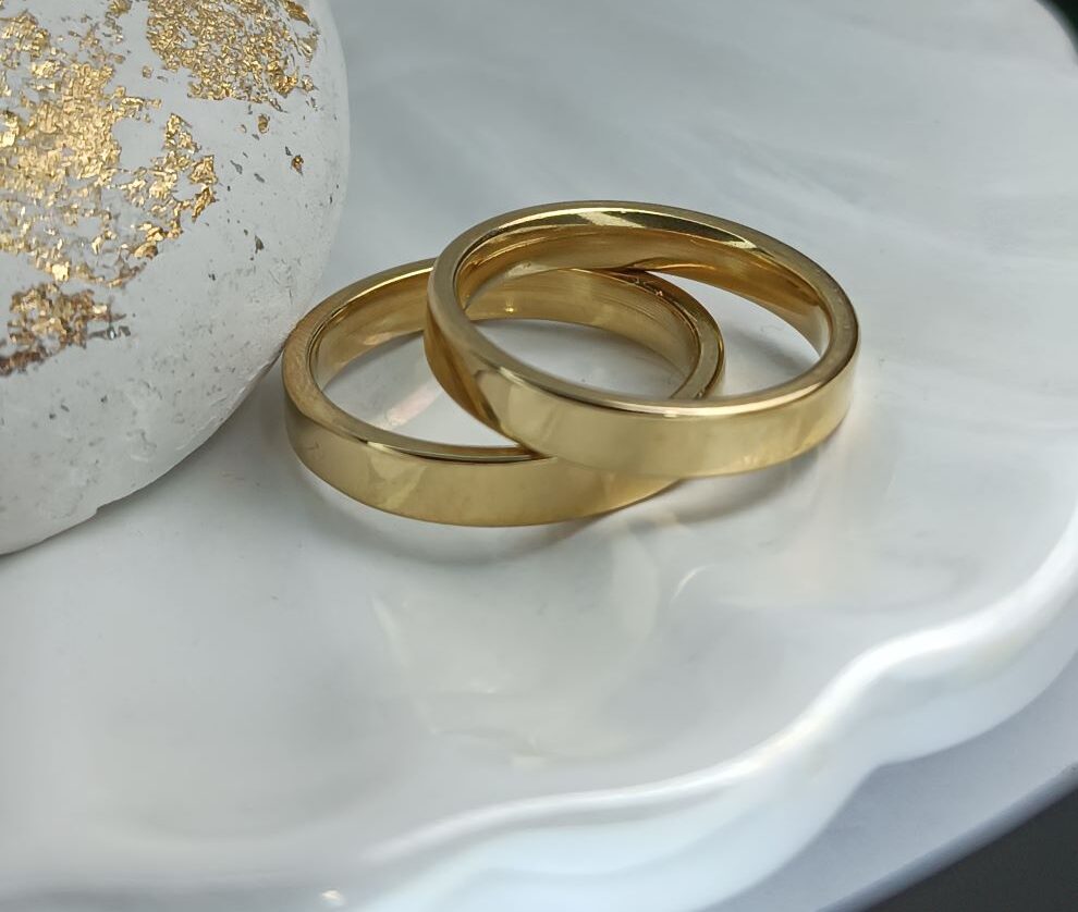 Ζευγάρι Βέρες Γάμου Unisex από Ατσάλι (ΚΩΔ:1005) Ζευγάρι Βέρες Γάμου Unisex από Ατσάλι (ΚΩΔ:1005)