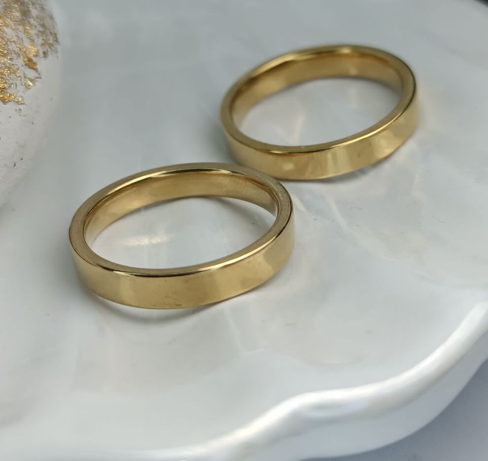 Ζευγάρι Βέρες Γάμου Unisex από Ατσάλι (ΚΩΔ:1005) Ζευγάρι Βέρες Γάμου Unisex από Ατσάλι (ΚΩΔ:1005)