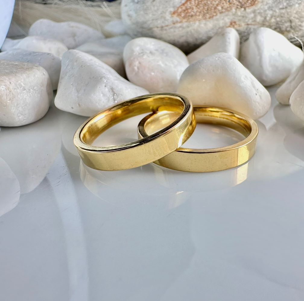 Ζευγάρι Βέρες Γάμου Unisex από Ατσάλι (ΚΩΔ:1005) Ζευγάρι Βέρες Γάμου Unisex από Ατσάλι (ΚΩΔ:1005)