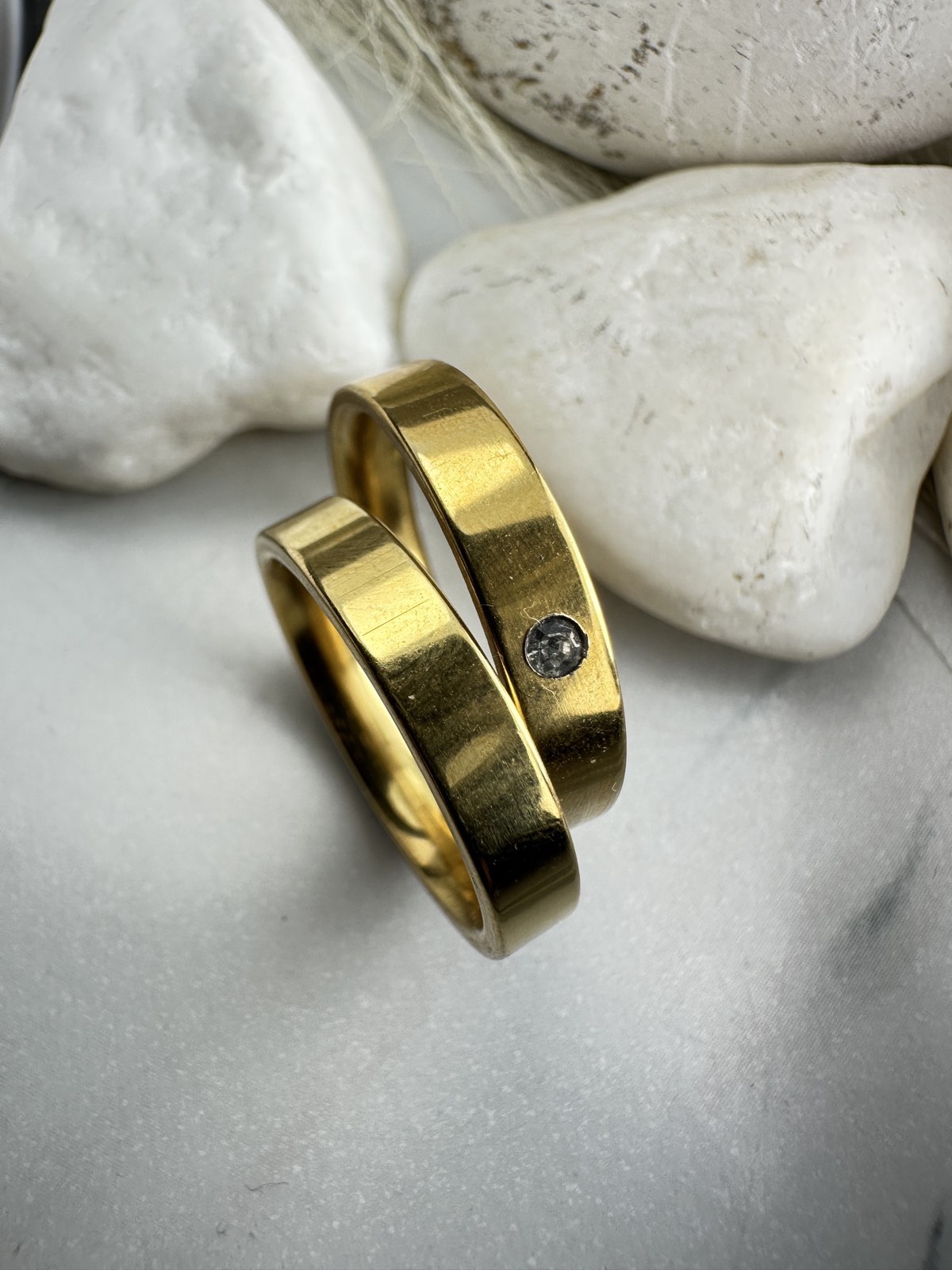 Χρυσές Βέρες Γάμου από Ατσάλι– Κομψές, Ανθεκτικές & Υποαλλεργικές (ΚΩΔ:0017) Χρυσές Βέρες Γάμου από Ατσάλι– Κομψές, Ανθεκτικές & Υποαλλεργικές (ΚΩΔ:0017)