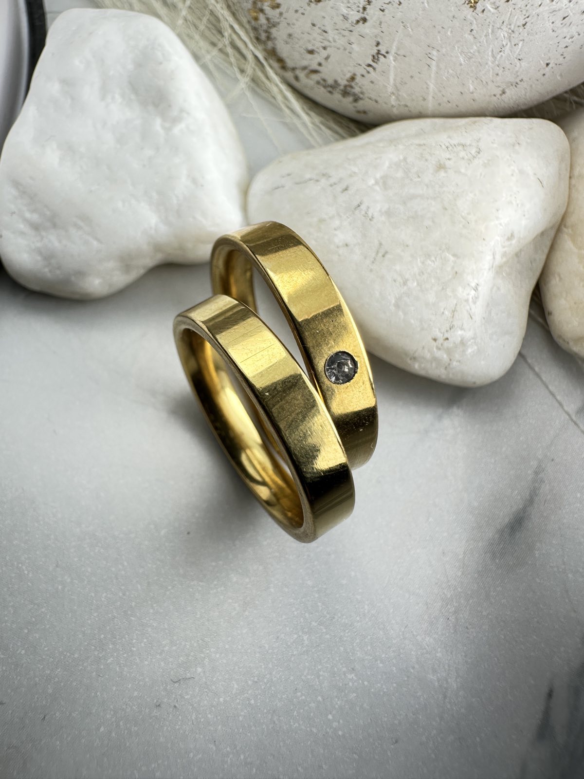 Χρυσές Βέρες Γάμου από Ατσάλι– Κομψές, Ανθεκτικές & Υποαλλεργικές (ΚΩΔ:0017) Χρυσές Βέρες Γάμου από Ατσάλι– Κομψές, Ανθεκτικές & Υποαλλεργικές (ΚΩΔ:0017)