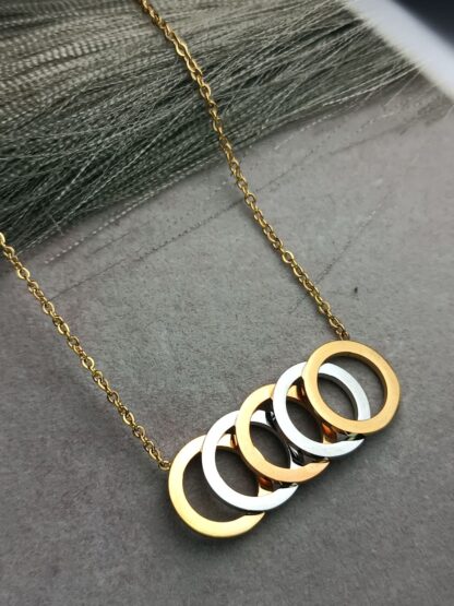 Necklace with Circle Elements (CODE:0077)