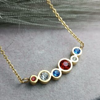 Necklace with Circle Elements (CODE:0077)