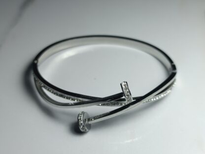 Steel handcuff bracelet