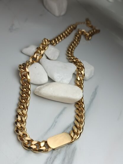 STEEL CHAIN NECKLACE (CODE:0080)