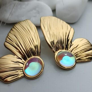 Steel butterfly earrings (CODE:3344)