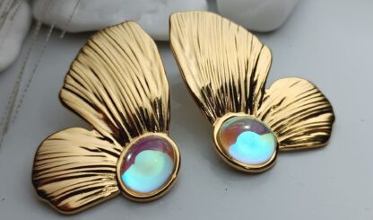 Steel butterfly earrings (CODE:3344)