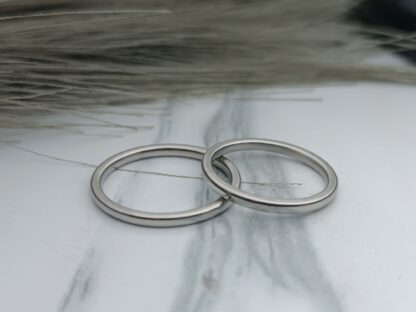 Steel wedding rings set (CODE:02005)