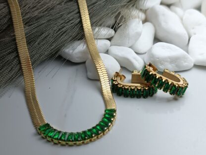 Steel necklace set (CODE: 12500)
