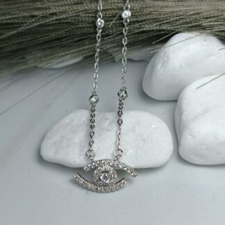 Steel necklace with dolphin (CODE: 0077852)