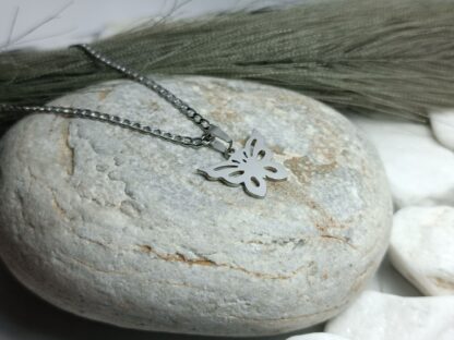 Steel butterfly necklace (CODE: 001885)