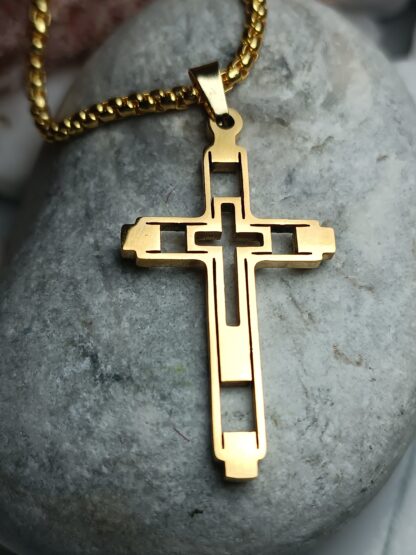 Men's Stainless Steel Cross (CODE: 008817)