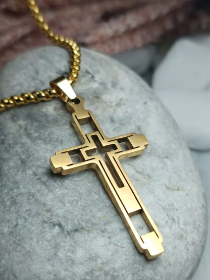 Men's Stainless Steel Cross (CODE: 008817)