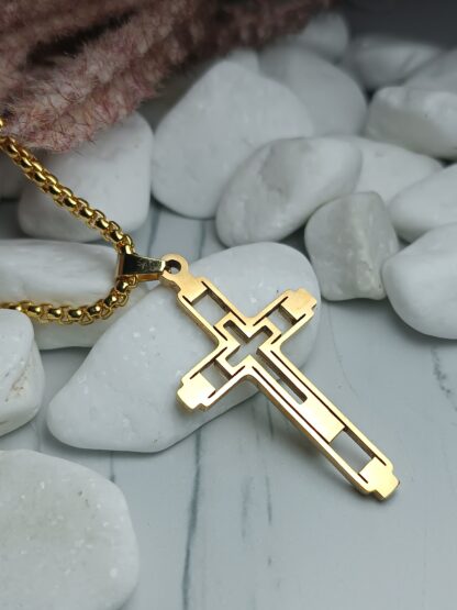 Men's Stainless Steel Cross (CODE: 008817)