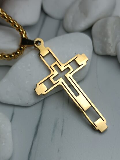 Men's Stainless Steel Cross (CODE: 008817)