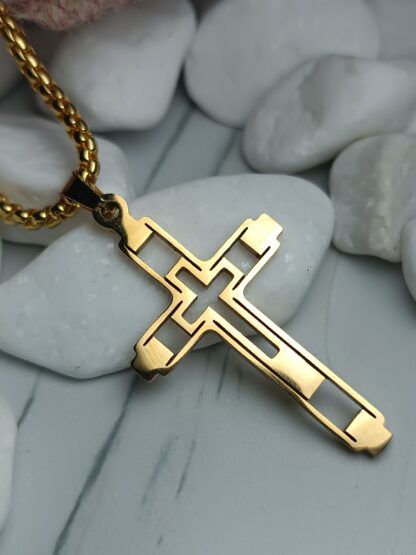 Men's Stainless Steel Cross (CODE: 008817)