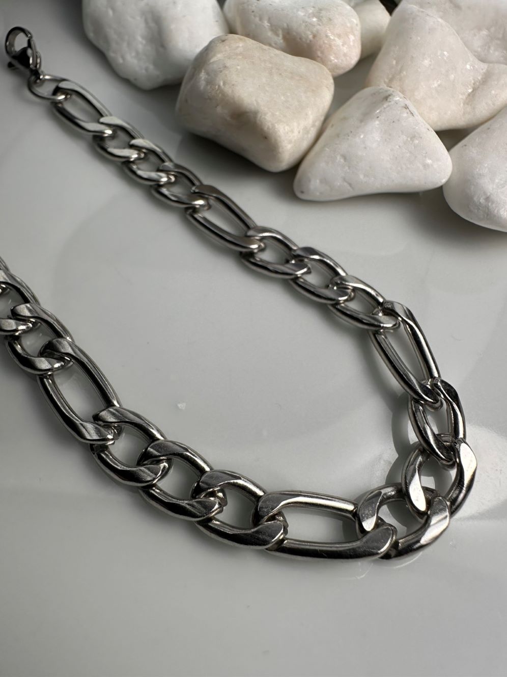 Ανδρικό Βραχιόλι από Ανοξείδωτο Ατσάλι με Χοντρή Αλυσίδα – Unisex, Στιβαρό & Υποαλλεργικό(ΚΩΔ:00118) Ανδρικό Βραχιόλι από Ανοξείδωτο Ατσάλι με Χοντρή Αλυσίδα – Unisex, Στιβαρό & Υποαλλεργικό(ΚΩΔ:00118)