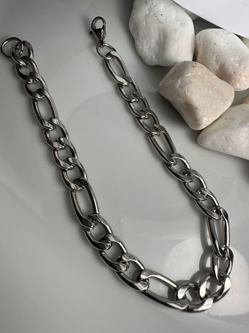 Ανδρικό Βραχιόλι από Ανοξείδωτο Ατσάλι με Χοντρή Αλυσίδα – Unisex, Στιβαρό & Υποαλλεργικό(ΚΩΔ:00118) Ανδρικό Βραχιόλι από Ανοξείδωτο Ατσάλι με Χοντρή Αλυσίδα – Unisex, Στιβαρό & Υποαλλεργικό(ΚΩΔ:00118)