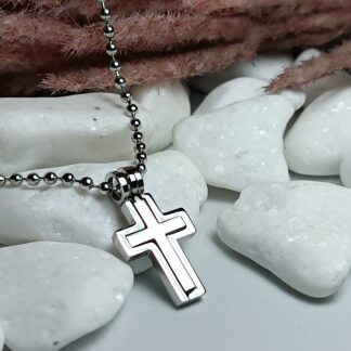 Men's Cross with Stainless Steel Chain (CODE: 110081)