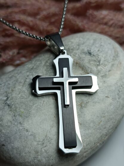 Men's cross, matte black (CODE:77891)