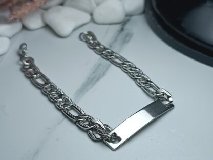 Men's Bracelet Identity Silver Steel (CODE: 36911)