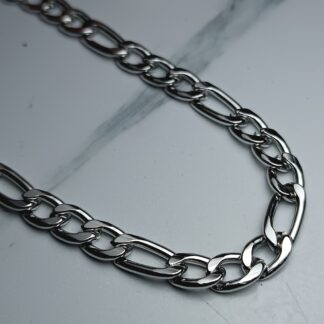 Steel men's bracelet in silver tone (CODE: 00118)