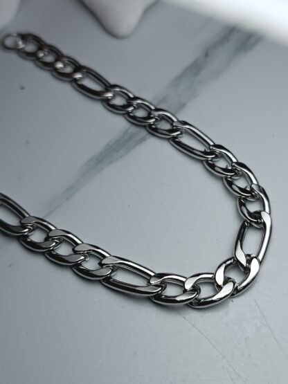 Silver-tone steel bracelet (CODE: 00118)