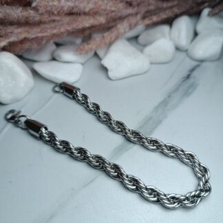 Men's twisted steel chain (CODE: 055291)