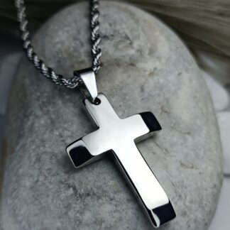 Cross Men's steel with silver shiny surface (CODE: 78412)