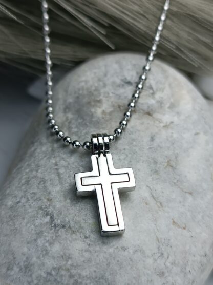 Steel Cross Men's polish together with matte (CODE: 110081)