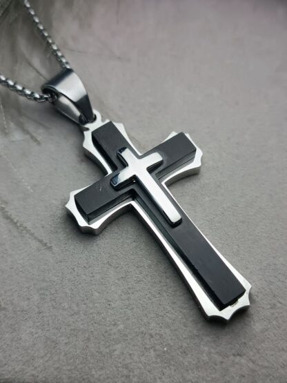 Men's cross, matte black (CODE:77891)