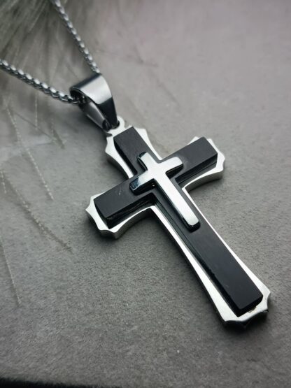 Men's cross, matte black (CODE:77891)