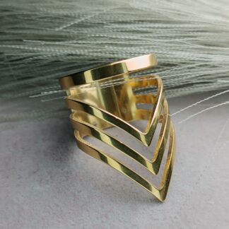 Gold enamel ring (CODE: 91100)