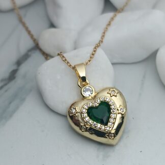 Steel heart necklace (CODE: 003003)
