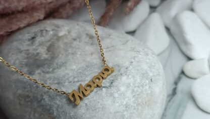 Necklace with the name "Maria" gold-plated (CODE: 01414)