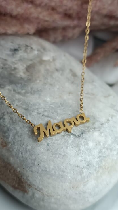 Necklace with the name "Maria" gold-plated (CODE: 01414)