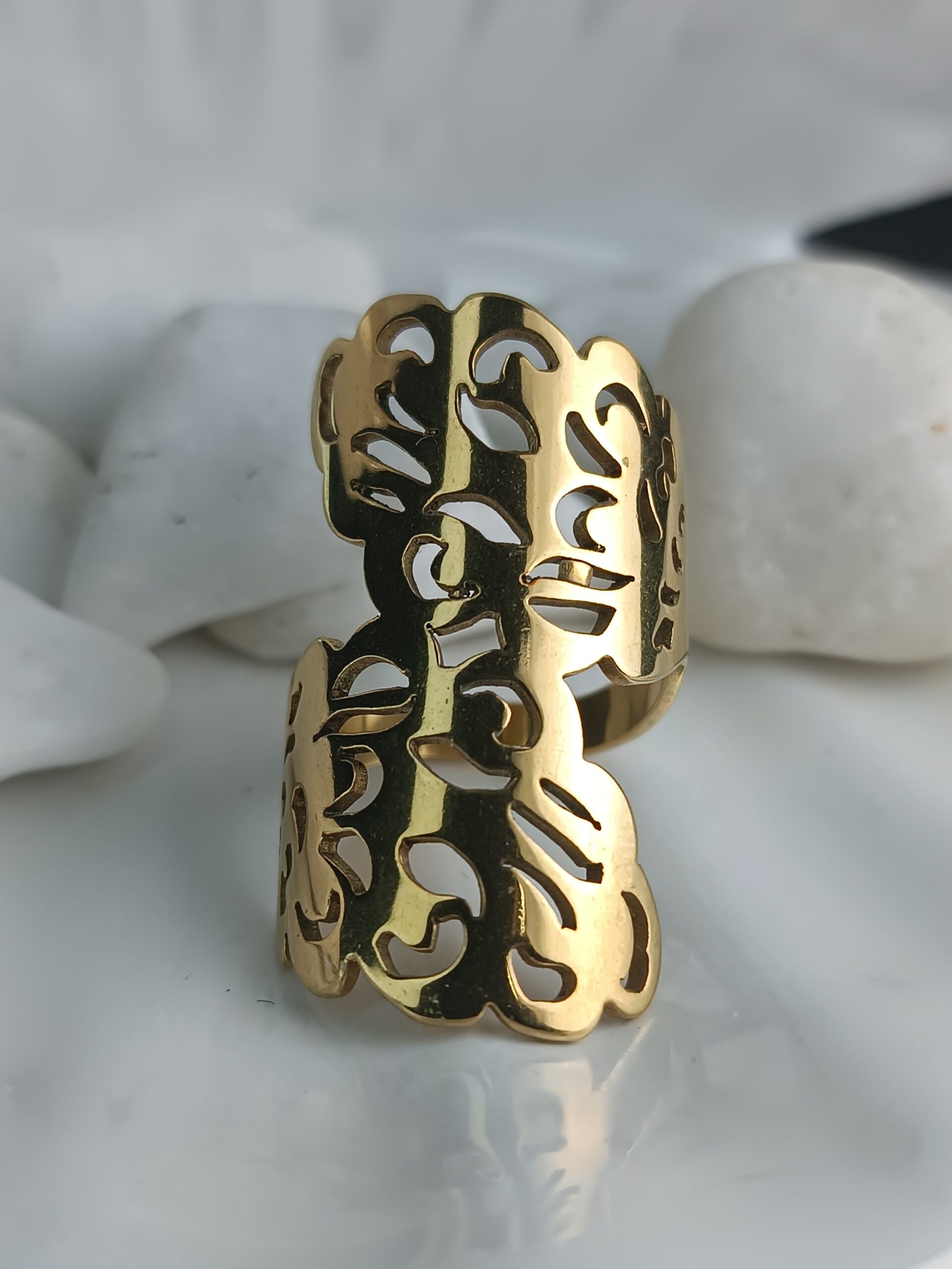 Χρυσό Δαχτυλίδι Από Ατσάλι Με Ανοιχτό Σχέδιο – Μοντέρνο Boho Κόσμημα για Γυναίκες (ΚΩΔ:77110 ) Χρυσό Δαχτυλίδι Από Ατσάλι Με Ανοιχτό Σχέδιο – Μοντέρνο Boho Κόσμημα για Γυναίκες (ΚΩΔ:77110 )