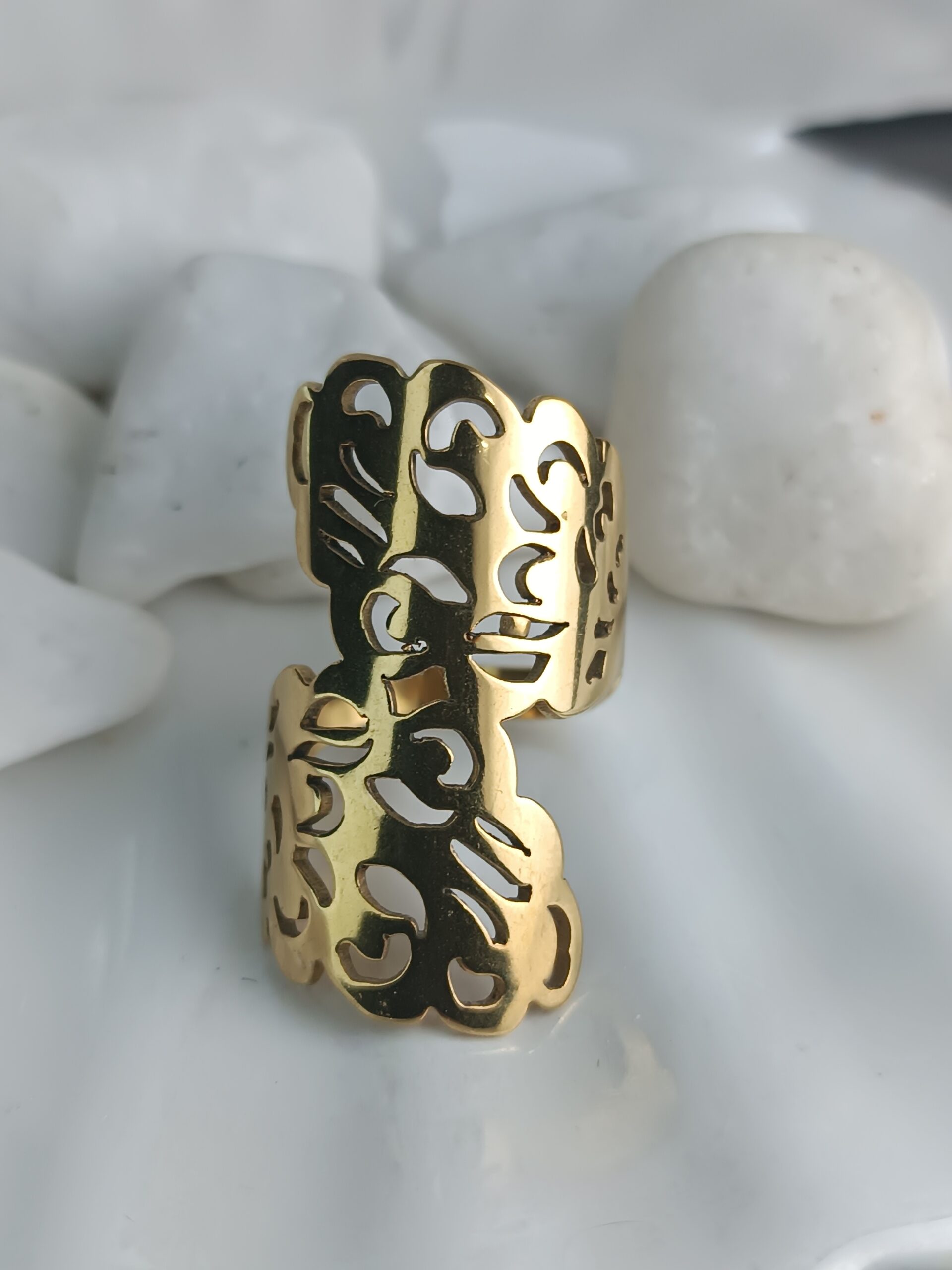 Χρυσό Δαχτυλίδι Από Ατσάλι Με Ανοιχτό Σχέδιο – Μοντέρνο Boho Κόσμημα για Γυναίκες (ΚΩΔ:77110 ) Χρυσό Δαχτυλίδι Από Ατσάλι Με Ανοιχτό Σχέδιο – Μοντέρνο Boho Κόσμημα για Γυναίκες (ΚΩΔ:77110 )