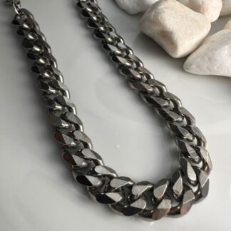 Ατσάλινο βραχιόλι αλυσίδα ασημένιο λούστρε(ΚΩΔ:8003) |Kosmimatomania Ατσάλινο βραχιόλι αλυσίδα ασημένιο λούστρε(ΚΩΔ:8003) |Kosmimatomania