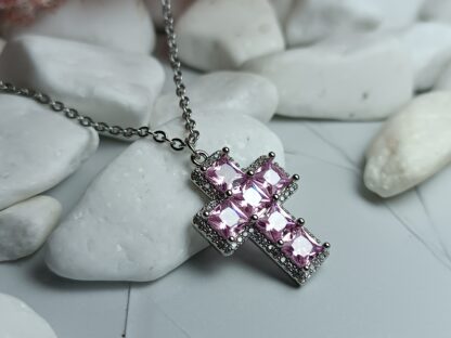 Women's Steel Cross with Chain (66441)